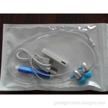 LED Earphone with Mic
